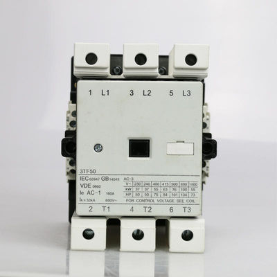 2NO 2NC TF50 100A 3 पोल एसी संपर्ककर्ता इलेक्ट्रिक 220V 380V 110V