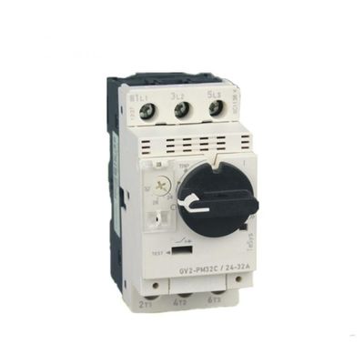 एमपीसीबी मोटर प्रोटेक्टर सर्किट ब्रेकर रोटरी बटन जीवी2 एम्प जीवी2-पी के साथ